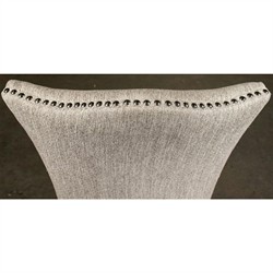 Isabella French Country Beige Performance Solid Back Dining Chair|