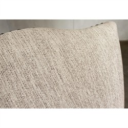 Isabella French Country Beige Performance Solid Back Dining Chair|