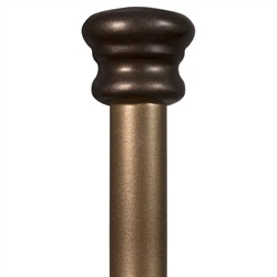 Lascaux French Country Aged Brass Iron Bed - Full|