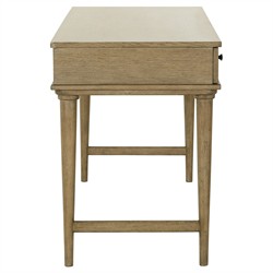 Marlowe Updated Traditional Brown Oak Rectangular Desk|