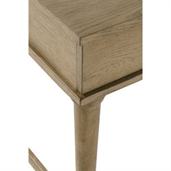 Marlowe Updated Traditional Brown Oak Rectangular Desk|