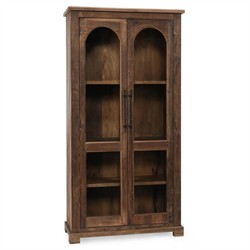 Kiana Rustic Lodge Brown Reclaimed Wood Cabinet|