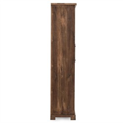 Kiana Rustic Lodge Brown Reclaimed Wood Cabinet|