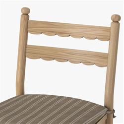 Declan Updated Traditional Light Brown Oak Counter Stool|