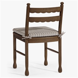 Declan Updated Traditional Dark Brown Oak Dining Chair - Set of 2|