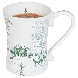 Juliska Country Estate Winter Frolic French Country Evergreen Ceramic Mug|