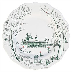 Juliska Country Estate Winter Frolic Evergreen Ceramic 16-Piece Place Setting|