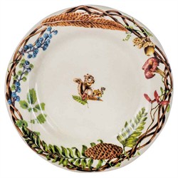 Juliska Forest Walk Animal French Caf+? Au Lait Ceramic Salad Plate - Set of 4|