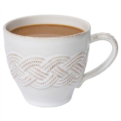 Juliska Le Panier Mystic Knot French Country Whitewash Ceramic Mug|