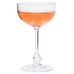 Juliska Nell Modern Classic Clear Coupe Glass|