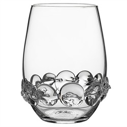 Juliska Heritage Traditional Clear Stemless Bohemian Wine Glass - Set of 4|