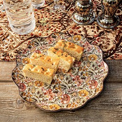 Juliska Willa French Country Amber Ceramic Charger Plate|