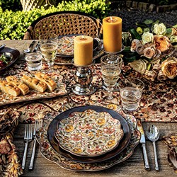 Juliska Willa French Country Amber Ceramic Salad Plate|