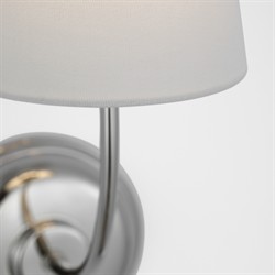 Visual Comfort Vendome Updated Traditional Polished Nickel Cordless Single Armed Sconce|