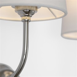 Visual Comfort Vendome Updated Traditional Polished Nickel Cordless Double Armed Sconce|