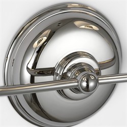 Visual Comfort Vendome Updated Traditional Polished Nickel Cordless Double Armed Sconce|