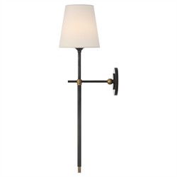 Visual Comfort Bryant Modern Classic Antique Brass Accent Bronze Cordless Tail Sconce|