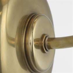 Visual Comfort Vendome Updated Traditional Antique Brass Cordless Single Armed Sconce|