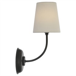 Visual Comfort Vendome Updated Traditional Bronze Cordless Single Armed Sconce|