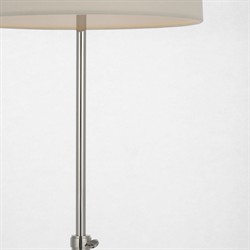 Visual Comfort Bryant Modern Classic Polished Nickel Cordless Floor Lamp|