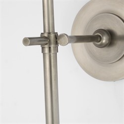 Visual Comfort Bryant Modern Classic Antique Nickel Cordless Tail Sconce|