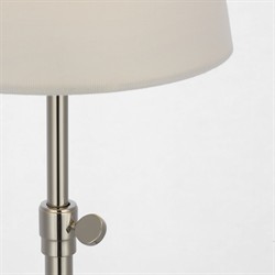 Visual Comfort Bryant Modern Classic Polished Nickel Cordless Table Lamp|