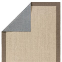 Rudo Coastal Beach Beige Sisal Border Rug - 5'x8'|