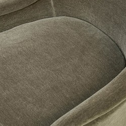 Heather Modern Classic Olive Green Velvet Dining Chair|