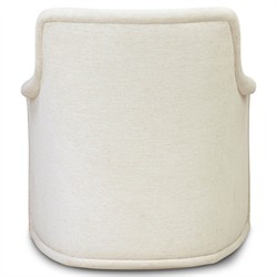 Heather Modern Classic Cream Crypton Swivel Chair|