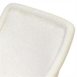 Heather Modern Classic Cream Crypton Swivel Chair|