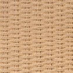 Carmela Coastal Beach Brown Oak Woven Rush Glass Square Coffee Table|