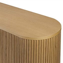 Charlene Rustic Lodge Natural Oak Media Console - 92"|