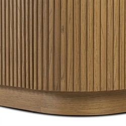 Charlene Rustic Lodge Natural Oak Media Console - 92"|