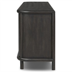 Bonnie Rustic Lodge Black Oak Sideboard|