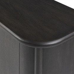 Bonnie Rustic Lodge Black Oak Sideboard|