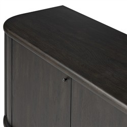 Bonnie Rustic Lodge Black Oak Sideboard|