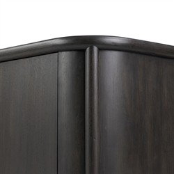 Bonnie Rustic Lodge Black Oak Sideboard|