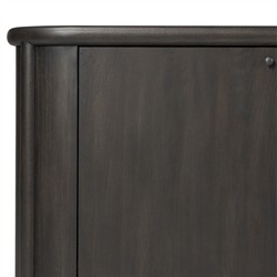 Bonnie Rustic Lodge Black Oak Sideboard|