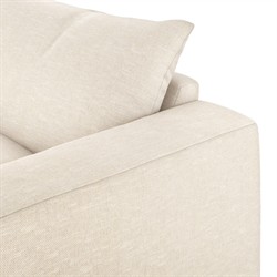 Cee Modern Classic Beige Performance 3 Piece Sectional - 114x114"|