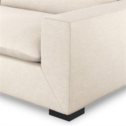 Cee Modern Classic Beige Performance 3 Piece Sectional - 114x114"|