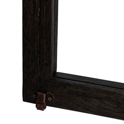 Harvey Updated Traditional Brown Oak Wide Arched Display Cabinet|