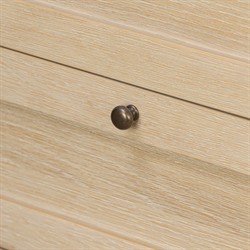 Cynthia Modern Classic Carrara Marble Bleached Oak Double Vanity Sink - 60"|