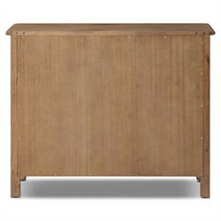 Basil Rustic Lodge Weathered Oak Dresser|