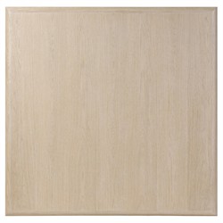 Rosal Modern Classic Natural Oak Woven Rush Square Coffee Table|