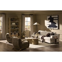 Zayden Modern Classic Merlot Red Marble End Table|