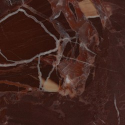 Zayden Modern Classic Merlot Red Marble End Table|