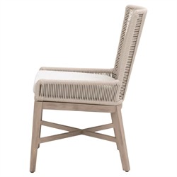 Orla Coastal Cream Performance Outdoor Woven Dining Chair - Set of 2|