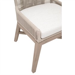 Orla Coastal Cream Performance Outdoor Woven Dining Chair - Set of 2|
