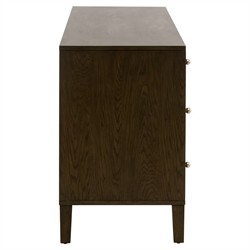 Mira Coastal Beach Dutch Brown Oak Double Dresser|