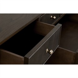 Mira Coastal Beach Dutch Brown Oak Double Dresser|